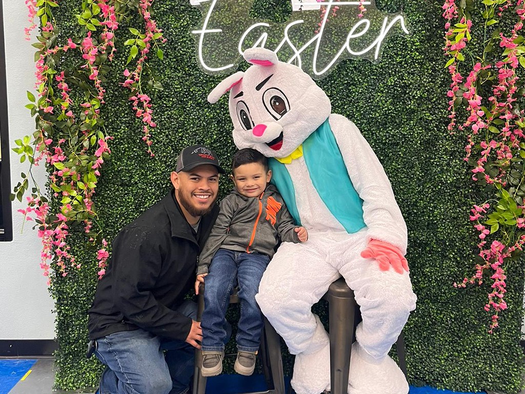 Easter Bunny visits Alphabetz Montessori